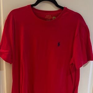 Polo by Ralph Lauren Men's Bright Red Tee